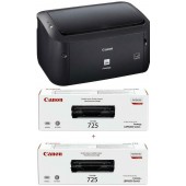 Imprimantă monocromă Canon ImageCLASS LBP-6030B Bundle, & CRG725 x 2 pcs