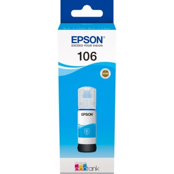 Cerneala originala Epson C13T00R240, 106 EcoTank, Cyan-0