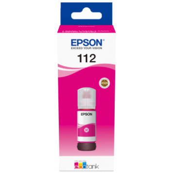 Cerneala originala Epson C13T06C34A, 112 EcoTank Ink Bottle, Magenta-0