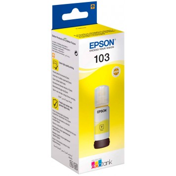 Cerneala originala Epson T00S44A, 103 EcoTank Yellow Cerneala originala Epson T00S44A, 103 EcoTank Yellow-0
